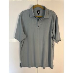 FootJoy Golf Polo Shirt Performance Athletic Fit Short Sleeve‎ Mens Size L